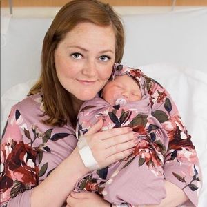 Matching Robe and Swaddle Set